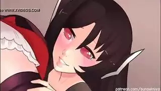 إباحية أنيمي صريحة: وجه مثقوب وقذف مني