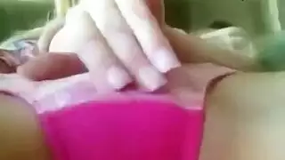 wild party lesbian sex: blonde with tiny tits dominates her female lover