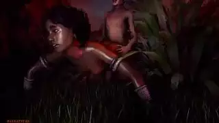 رسوم متحركة إباحية: عاهرة كرتون تأخذ قضيبًا سمينًا ضخمًا